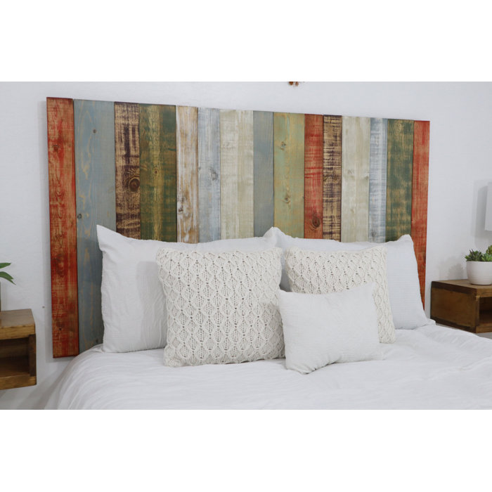 Dakota Fields Knobel Solid Wood Panel Headboard Mounts on Wall Wayfair